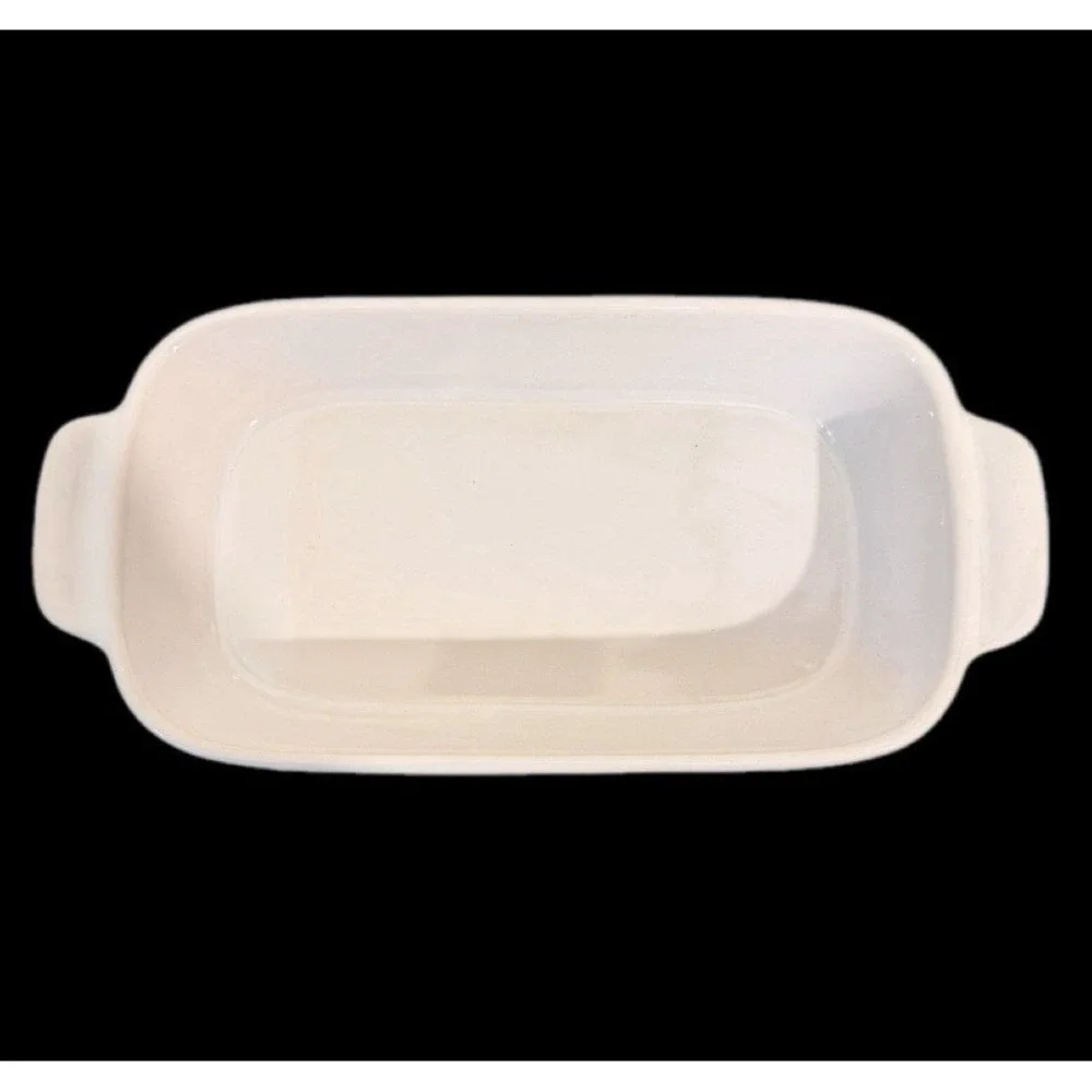 Japan VTG Floral Ceramic Baking Dish 7x4